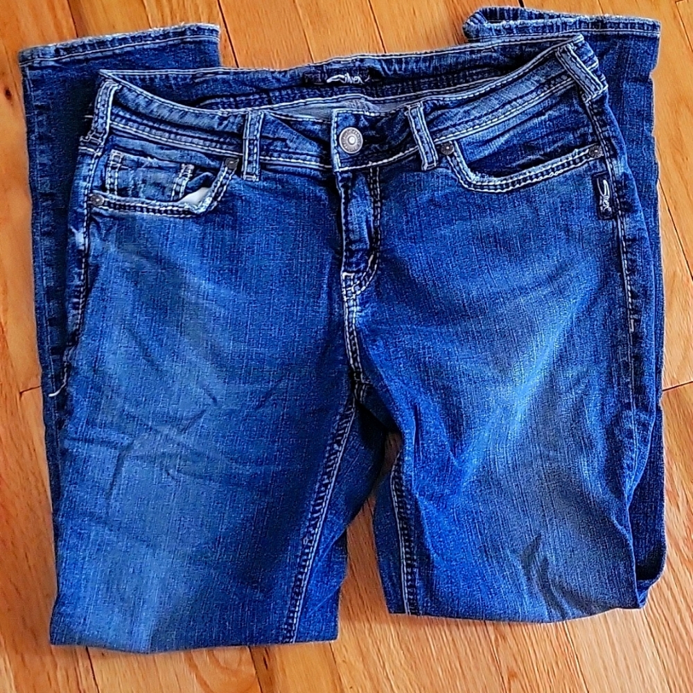 Silver jeans
